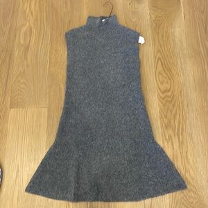 Grey sweater dress from Zara